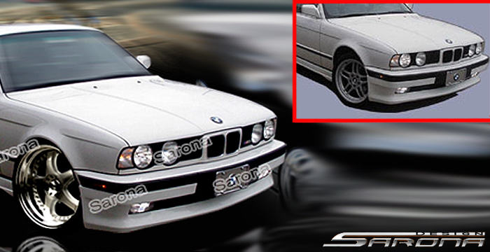 Custom BMW 5 Series  Sedan Front Lip/Splitter (1989 - 1995) - $320.00 (Part #BM-042-FA)